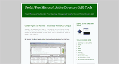 Desktop Screenshot of ad-active-directory-tools.com